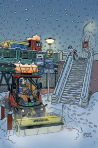 Gemeente Groningen- Cover illustratie Winterdienst 2004
