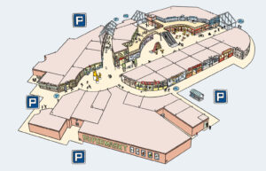 Winkelcentrum - artist impression