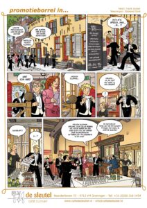 Strip: Café De Sleutel in Groningen - Promotieborrel